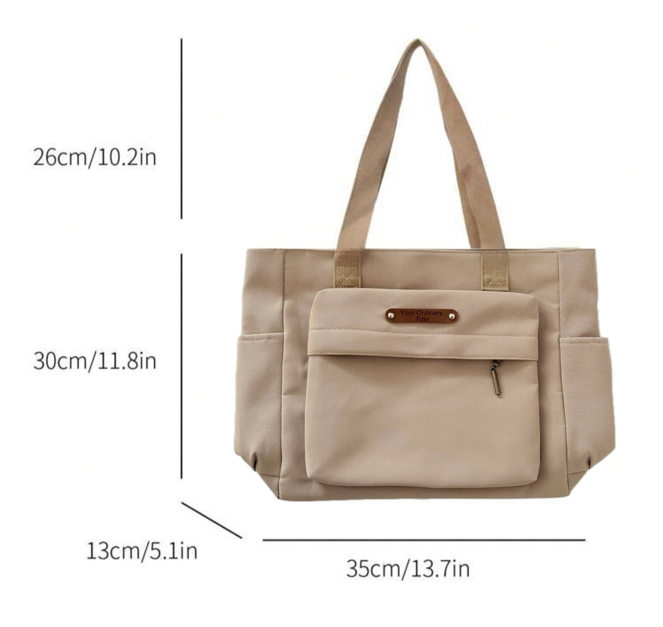 Your Ordinary Tote – Warm Taupe